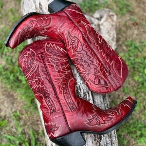 Dan Post Red Sidewinder Style DP3455